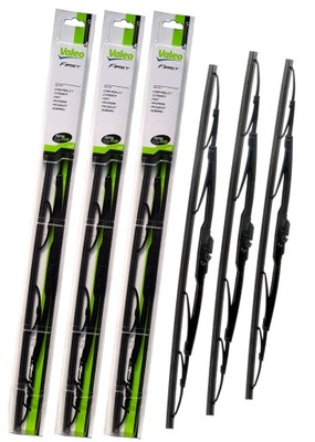 WIPER BLADES FRONT+REAR SUBARU IMPREZA 2000- VALEO - milautoparts-fr.ukrlive.com