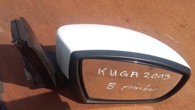 FORD KUGA 2013 R MIRROR RIGHT FROZEN WHITE - milautoparts-fr.ukrlive.com