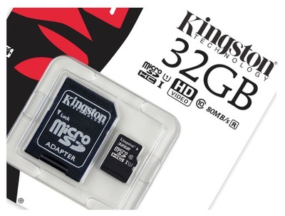 KINGSTON KARTA PAMIECI 32 GB MICRO class 10 SD HC