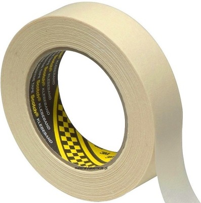 Taśma papierowa 36mm x 50m 3M 2328 - Taśma maskująca Scotch 3M ZESTAW 5 szt