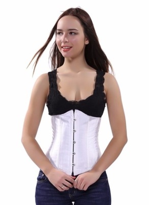 WYSZCZUPLAJĄCY GORSET BIELIZNA SEXY PLUS SIZE XXL