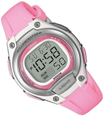 Sportowy zegarek damski na pasku Casio LW-203