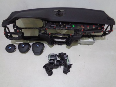 Bmw f15/f16 x5/x6 панель приладів подушка безпеки ремені комплект фото №1