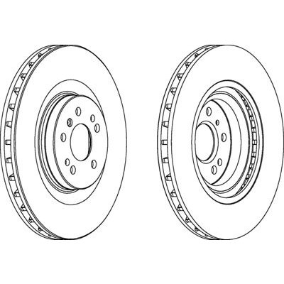 DISC JURATEK REAR JAGUAR S-TYPE XJ LINCOLN LS - milautoparts-fr.ukrlive.com