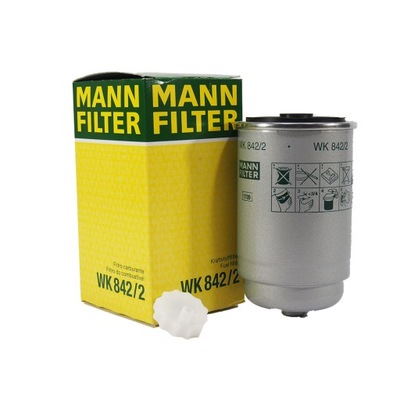MANN FILTRO COMBUSTIBLES WK842/2 SUBSTITUTO PP 837 KC18  