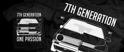 Koszulka VW Golf 7th GENERATION T-shirt