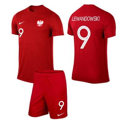 KOMPLET NIKE POLSKA LEWANDOWSKI 2018 147-158 cm