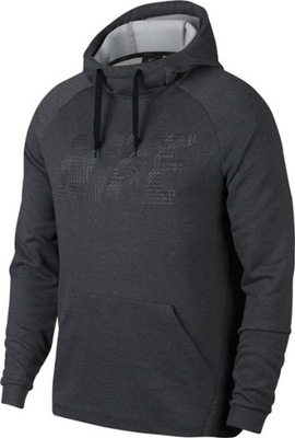 BLUZA MĘSKA NIKE z kapturem _ 886650 071 _ szara _ r. XL
