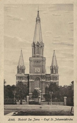 Łódź Kościół Św.Jana 1915r.
