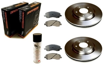 Тормозные диски тормозные колодки dodge avenger caliber jeep compass patriot перед 294mm фото №1