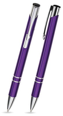 Długopis metalowy długopisy z IMIENIEM GRAWER ETUI