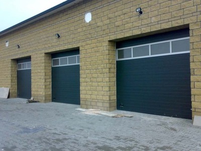 Brama garażowa segmentowa - Brąz - Biała - Antracyt - PRODUCENT