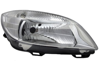 Фара правый перед skoda fabia ii 2 lift hella фото №1