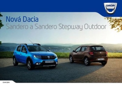 Dacia Sandero prospekt 2017 Czechy 