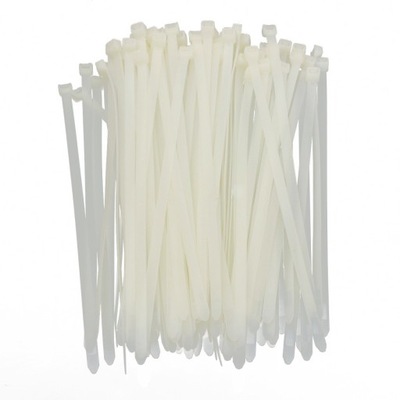 OPASKI WIRES ZACISKOWE 4.8 X 300 MM NYLONOWE WHITE COLOR 100 PC. - milautoparts-fr.ukrlive.com