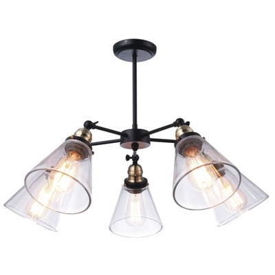 Svietidlá - Závesné svietidlá - LAMPA SUFITOWA WISZĄCA KAJA SAMANTA INDUSTRIALNA