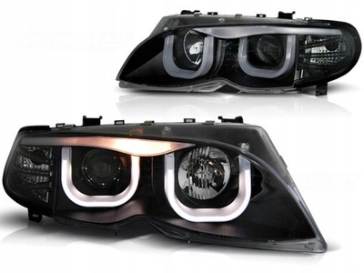 LAMPS BMW E46 02-04R SEDAN RINGS LED 3D U-STYLE BL - milautoparts-fr.ukrlive.com