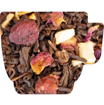 Herbata czerwona pu-erh POMARAŃCZ ŻURAWINA - 50g