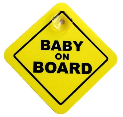 Przyssawka Do Auta Baby on Board (Dziecko w aucie)