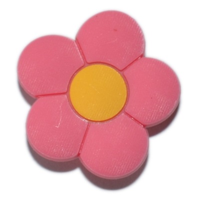 Kwiaty - Przypinka do butów - Różowy - 1457