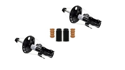 Амортизаторы перед toyota auris e15 +защита фото №1