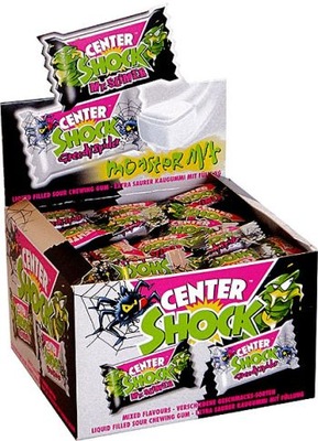 Gumy Chupa Chups Center Shock MONSTER! 20 szt Guma