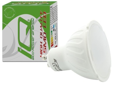 Żarówka LEDOWA GU10 6 LED SMD 2835 3W 300LM BARWA CIEPŁA IQEPE