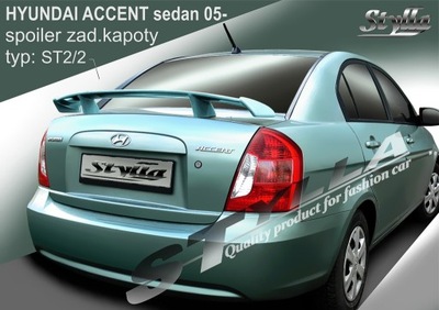 spoiler spojler do Hyundai Accent sedan 11/2005-- 