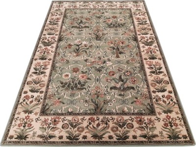Dywan wełniany ISFAHAN OLANDIA 200x300 oliwka beż