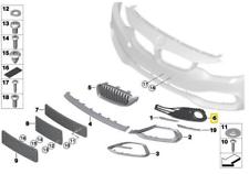 Решітка радіатора бічна нижня bmw 2 f45 f46 bez pdc оригінал фото №1