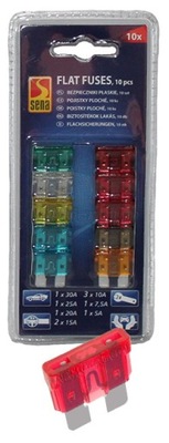 FUSES AUTOMOTIVE 10SZT UNIVERSAL FLAT - milautoparts-fr.ukrlive.com