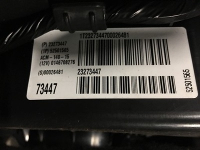 Модуль блок управления chevrolet camaro 2010-2015 фото №1