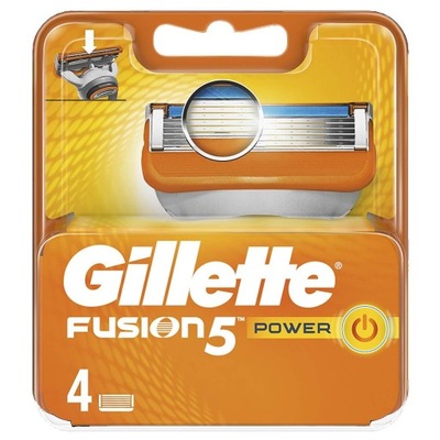 Gillette Fusion 5 Power wkłady 4 szt import UK