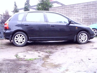 Скло двері honda civic 7 vii 01-05 фото №1