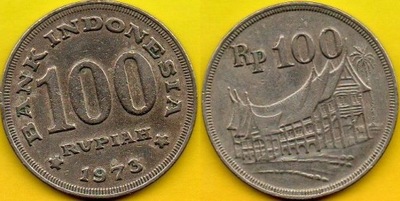 INDONEZJA 100 Rupiah 1973 r.