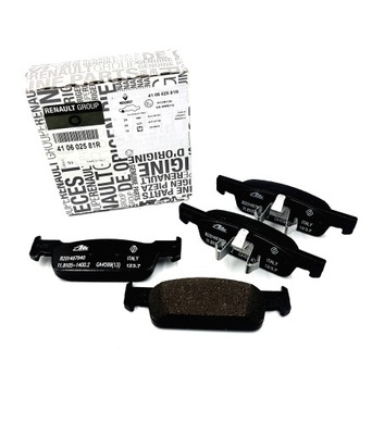 RENAULT WITH 4106 025 81R SET PADS HAMULCOWYCH, BRAKES TARCZOWE - milautoparts-fr.ukrlive.com