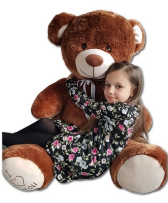 VEĽKÝ MEDVEDÍK 160cm. VEĽKÁ MÄKKÁ HRAČKA FAT BOY-2