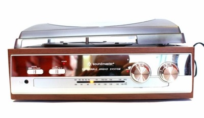 Drewniany gramofon Soundmaster PL186H