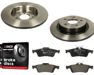 2 DISQUES ZAPATAS ARRIÈRE ARRIÈRE VOLVO S40 II V50 C30 - milautoparts-fr.ukrlive.com