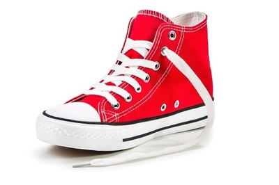 Buty męskie TrAmPki czerwone Tenisówki WySoKiE 41