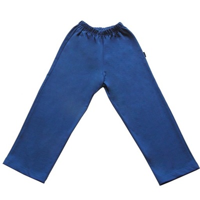 Lekkie spodnie dresowe *134* - Gracja - niebieski