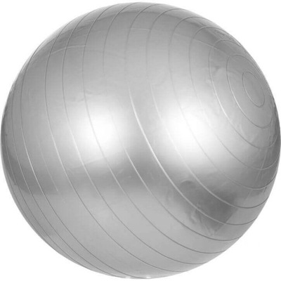 Piłka fitness gimnastyczna 55 cm do ćwiczeń szara