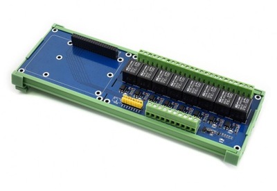 Moduł z 8 przekaźnikami dla Raspberry Pi szyna DIN SKU:15423