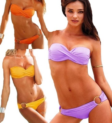 BIKINI BRAZYLIJSKIE STRÓJ KĄPIELOWY KÓŁECZKA M 38