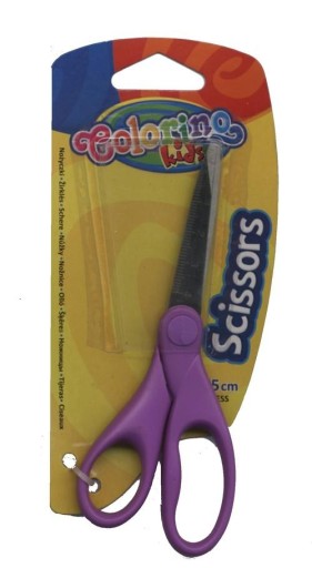 Colorino Детские ножницы с чешуей 13,5 см микс 38485PTR