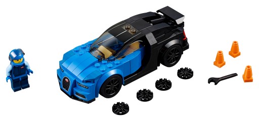 LEGO 75878 Чемпионы скорости — Bugatti Chiron. Фотографии коробки.