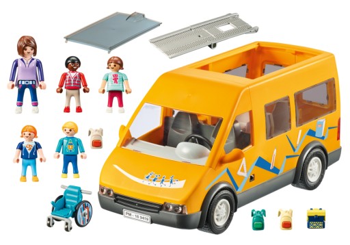 PLAYMOBIL БЛОКИРУЕТ ШКОЛЬНЫЙ АВТОБУС 9419