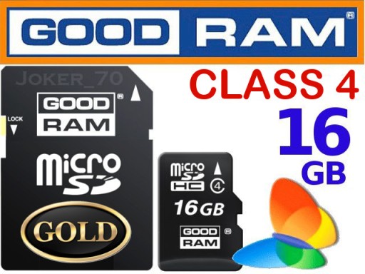 GOODRAM KARTA MICRO SD 16GB PAMIECI + ADAPTER SDHC