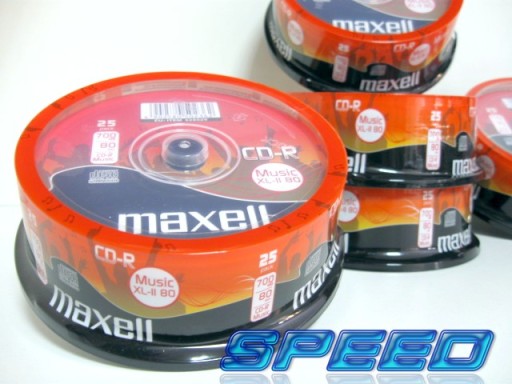 MAXELL музыкальные компакт-диски CD-R 80 мин AUDIO 25 шт.