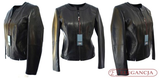КОЖАНАЯ КУРТКА CHANEL ЖЕНСКАЯ, ЧЕРНАЯ, ДЕЛИКАТНАЯ M